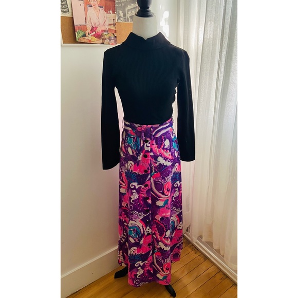 60s/70s vintage Zazie dress designed in London size xs - Picture 2 of 6